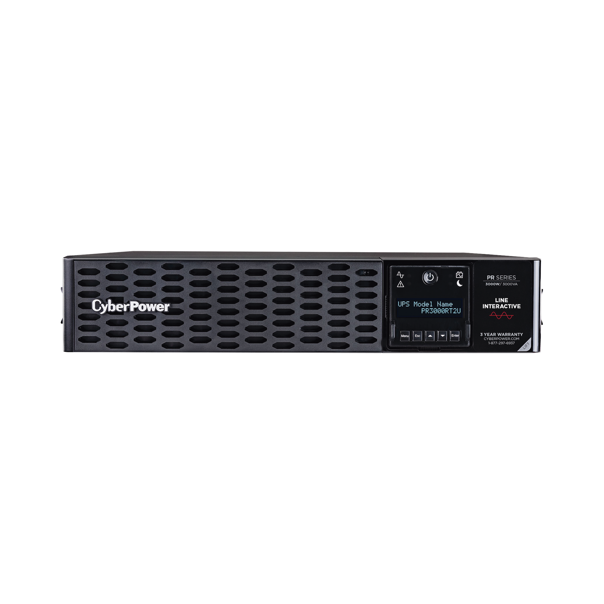 UPS de 3000 VA/3000 W, Topología Línea Interactiva, Entrada 120 Vca NEMA L5-30P, Onda Senoidal Pura, Torre o Rack 2 UR, Con 8 Tomas NEMA 5-20R y 1 NEMA L5-30R UPS de 3000 VA/3000 W, Topología Línea Interactiva, Entrada 120 Vca NEMA L5-30P, Onda Senoidal Pura, Torre o Rack 2 UR, Con 8 Tomas NEMA 5-20R y 1 NEMA L5-30R